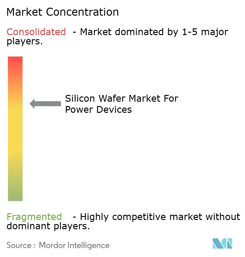 Silicon Wafer Market for Power Devices Concentration